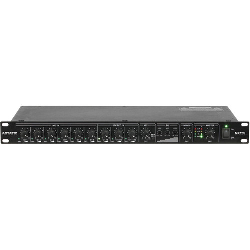 CAD Audio MX12S 12-Channel Rack Mount Stereo Mixer