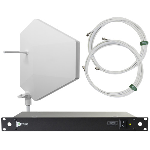 RF Venue DFIN-IPXWDISTRO4 4-Channel Wireless Microphone Upgrade Pack