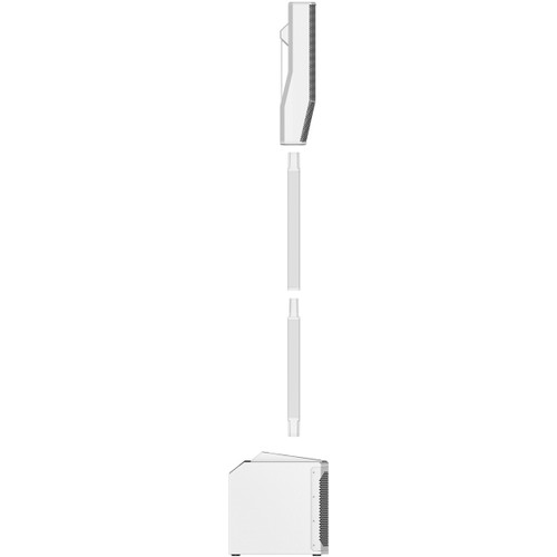 Electro-Voice EVOLVE 30M Portable Powered Bluetooth Column System with Built-In 8-Channel Digital Mixer - White