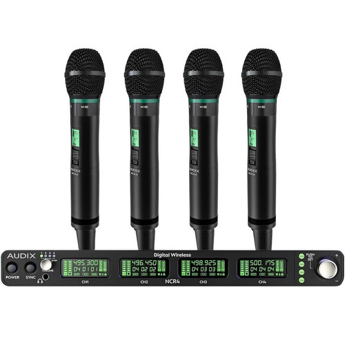 Audix Novacore NC4HEC Digital Wireless Quad Handheld System