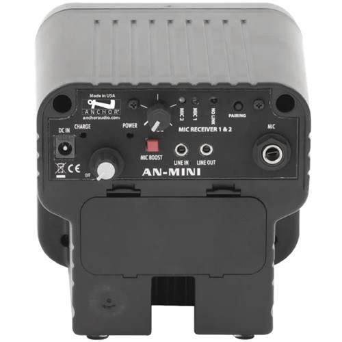 Anchor Audio MINI System 1 Portable PA System with AnchorLink Wireless Microphone and Rechargeable Battery Kit