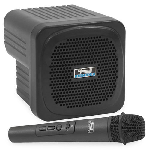 Anchor Audio MINI System 1 Portable PA System with AnchorLink Wireless Microphone and Rechargeable Battery Kit