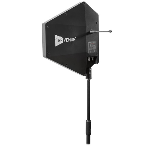 RF Venue DFIN-IPX Diversity Fin IPX Weather Resistant Directional Antenna for Wireless Microphone Systems - Black