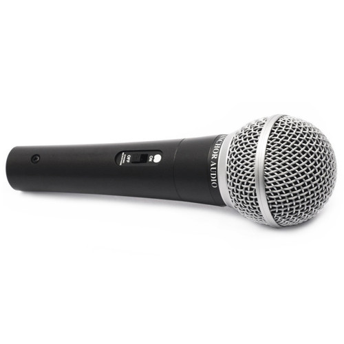 Anchor Audio AN-1000X System ECO 1 Portable Powered Speaker Monitor System with Built-In Dual Wireless Receiver and 1 Wired Handheld Microphone
