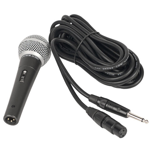 Anchor Audio AN-1000X System ECO 1 Portable Powered Speaker Monitor System with Built-In Dual Wireless Receiver and 1 Wired Handheld Microphone