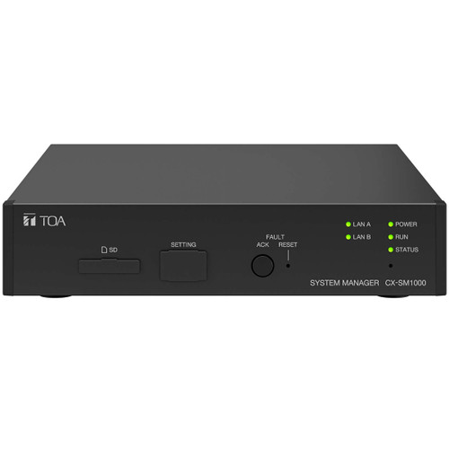 TOA CX-SM1000 System Manager for CX-1000 IP Communication System