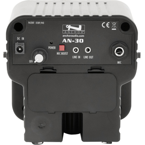 Anchor Audio AN-30BT System ECO 1 Portable Powered Speaker Monitor System with Bluetooth and 1 Wired Handheld Microphone