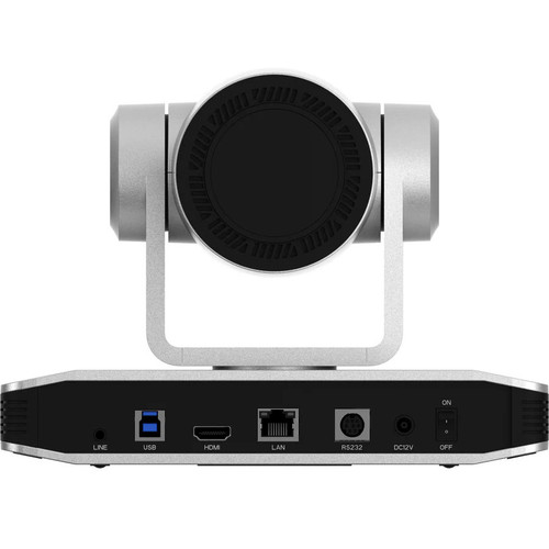 DVDO C7-1-S 4K Dual-Lens 12x PTZ Camera with HDMI, IP, USB and AI Voice Tracking - Silver