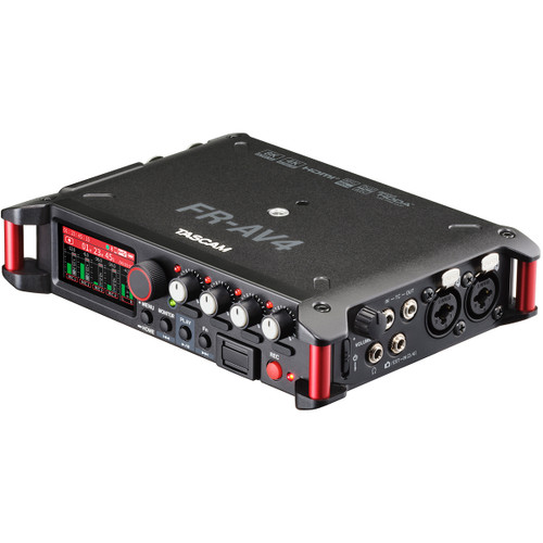 Tascam FR-AV4 4-Channel 32-Bit Float Audio Field Recorder with Mixer, Timecode Generator, and HDMI Sync