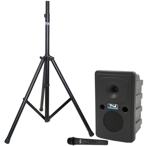 Anchor Audio Go Getter 2 System 1 Portable Sound System with Built-in Bluetooth, AnchorLink, a Wireless Microphone and a Speaker Stand