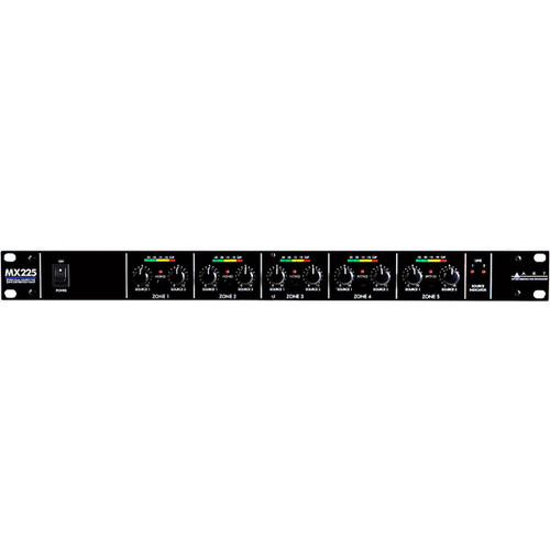 ART MX225U Dual Source 5 Zone Distribution Mixer