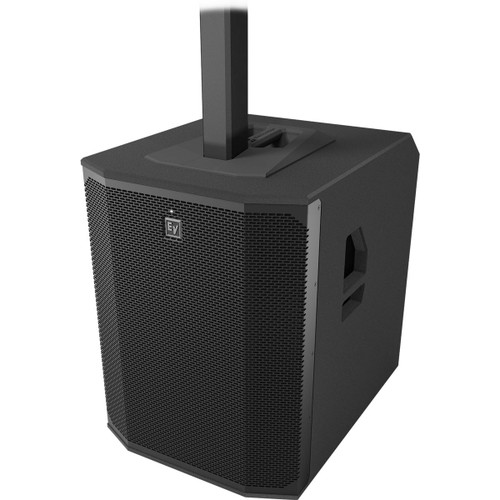 Electro-Voice EVOLVE 90 2000W Portable Powered Bluetooth Column System with Built-In 6-Channel Digital Mixer and QuickSmart Link - Black