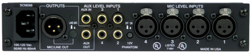 Shure SCM268 4-Channel Microphone Mixer