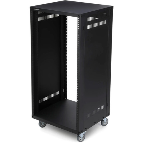 Samson SRK21 Universal 21U 19" Equipment Rack Stand with Casters