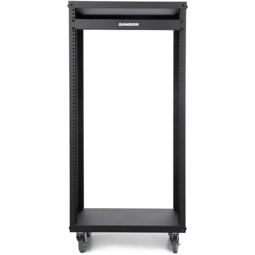Samson SRK21 Universal 21U 19" Equipment Rack Stand with Casters