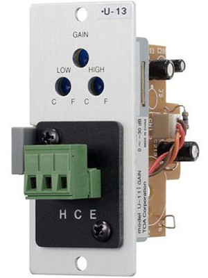 TOA U-13S Unbalanced Line Input with High/Low and Mute-Receive