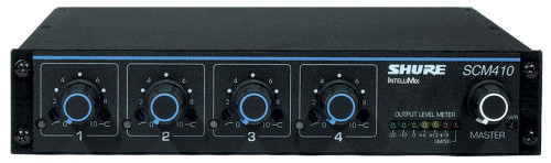 Shure SCM410 4-Channel Automatic Microphone Mixer