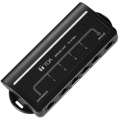 TOA TS-919B4 4-Station Wired Conference Bridge Unit for TS-910 Conference Systems