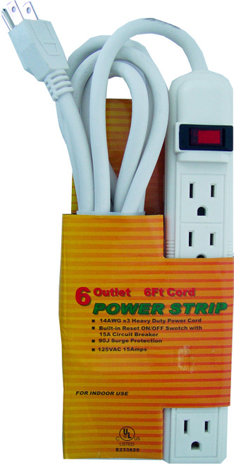 Rolls OS10 6-Outlet 3-Prong AC Grounded Surge Protector (Discontinued)