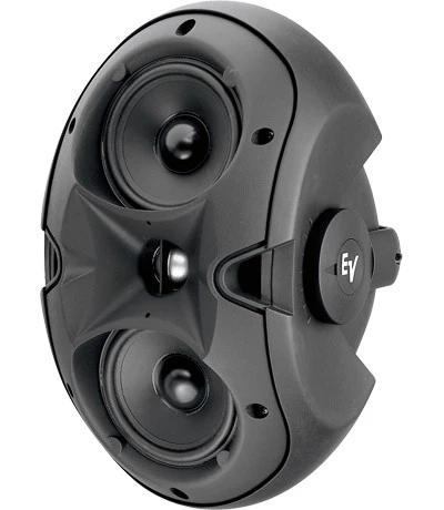 Electro-Voice EVID 4.2 Dual 4" 2-Way Full-Range 200W 8-Ohm Surface Mount Loudspeakers - Black Pair