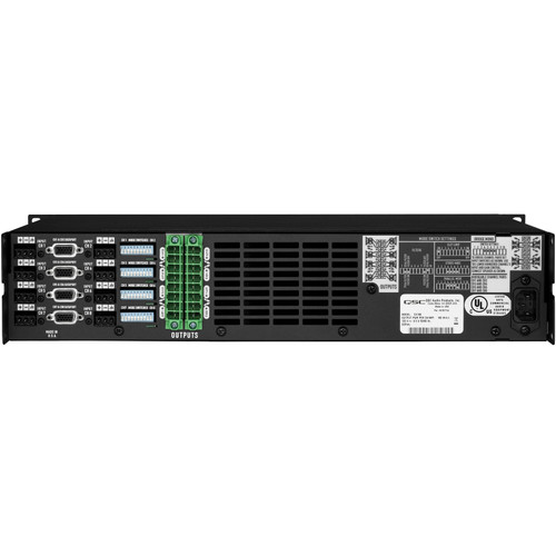 QSC CX108V 8 Channel 70V Power Amplifier (Discontinued)