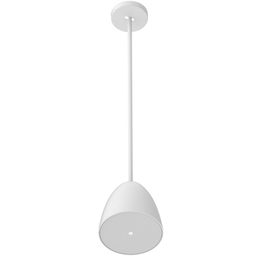 AtlasIED FP-4T-W 4-inch IsoFlare Premium 100-degree Pendant Loudspeaker