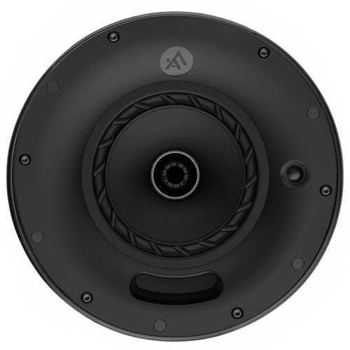 AtlasIED FP-8T-B 8" IsoFlare Premium 90° Pendant Loudspeaker - Black