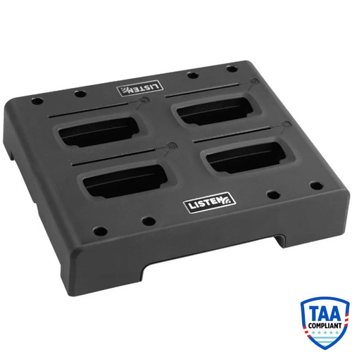 Listen Technologies LA-384T-01 ListenIR TAA 4-Unit Intelligent Charging Tray