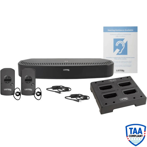 Listen Technologies LS-96T-01 ListenIR TAA Infrared Assistive Listening System