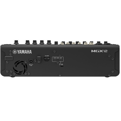 Yamaha MGX12 18-Channel Digital Mixing Console with Audio Interface - Black