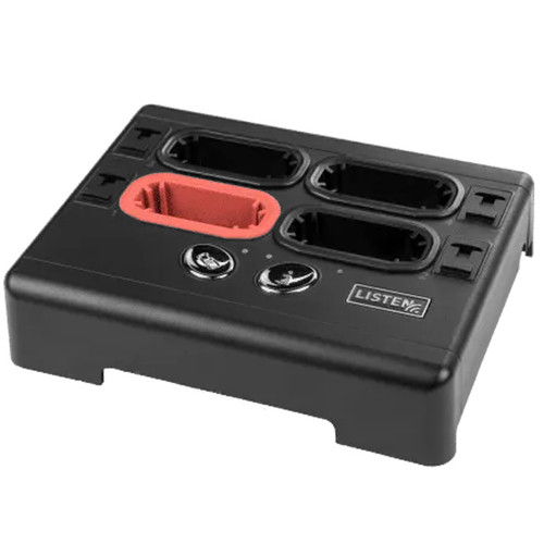 Listen Tech LWS-04B-W1 ListenWIFI 2-Channel Wi-Fi Assistive Listening System with 4 Receivers