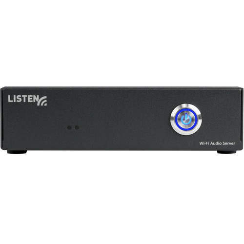 Listen Tech LWS-02B-W1-D ListenWIFI 2-Channel Wi-Fi Assistive Listening System with Dante and 2 Receivers
