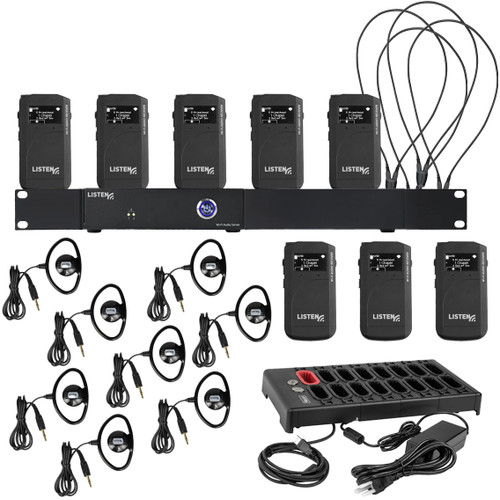 Listen Tech MHS1-02-W1 2-Channel Meeting House Wi-Fi Audio Assistive Listening System