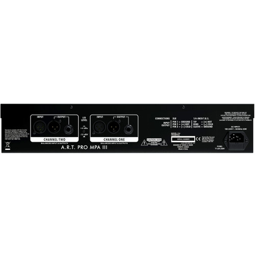 ART Pro MPA III 2-Channel Multivoice Tube Microphone Preamplifier with Selectable Tube and Solid State Voicing