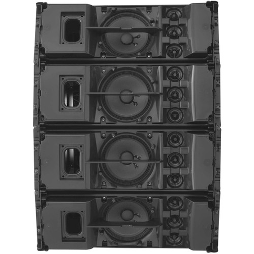 TOA HX-5B 2-Way 600W Indoor Compact Array Speaker with Adjustable 15° to 60° Dispersion - Black
