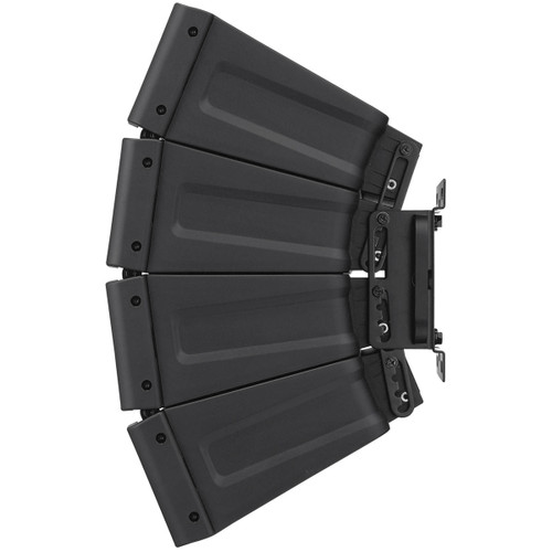 TOA HX-5B 2-Way 600W Indoor Compact Array Speaker with Adjustable 15° to 60° Dispersion - Black