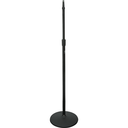 AtlasIED MS20E Heavy Duty Round-Base Microphone Stand with Air Suspension - Ebony
