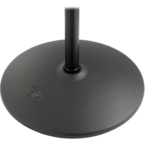AtlasIED MS20E Heavy Duty Round-Base Microphone Stand with Air Suspension - Ebony
