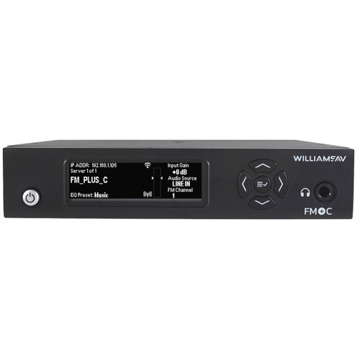 Williams AV BA SYS5 Infinium Flex Assistive Listening System with FM, Wi-Fi, Auracast Broadcast Audio and Dante