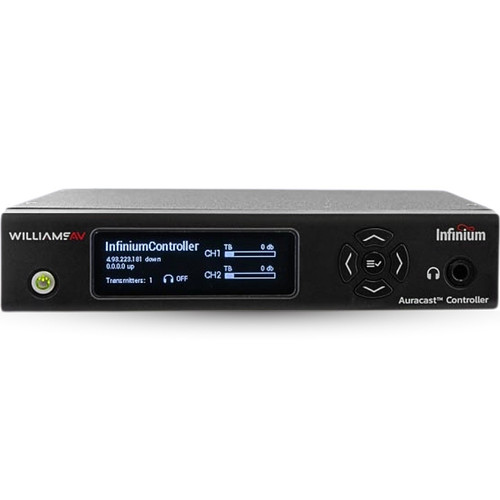 Williams AV BA SYS5 Infinium Flex Assistive Listening System with FM, Wi-Fi, Auracast Broadcast Audio and Dante