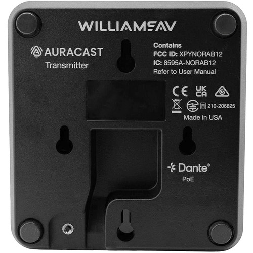 Williams AV BA T1 Infinium Auracast Transmitter for System Expansion - Black