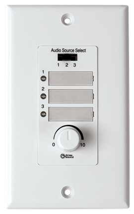 Classroom Sound System with Ceiling Speaker, AtlasIED AA50PHD Mixer Amplifier and Volume Control