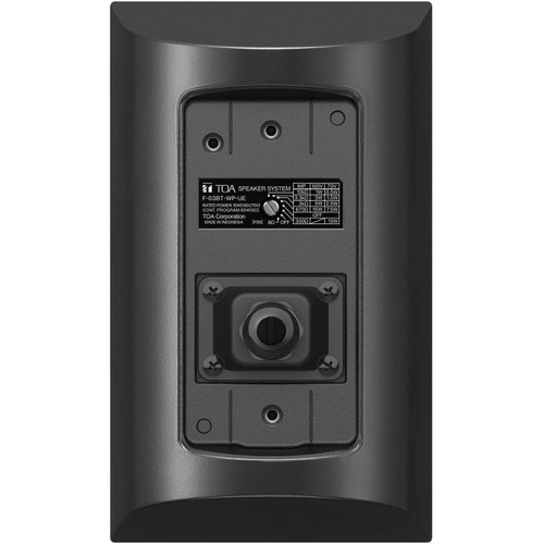 TOA F-03BT-WP-UE 3.5" IP65 Weatherproof 70V/100V/8-Ohm Full-Range Surface Mount Speaker - Black