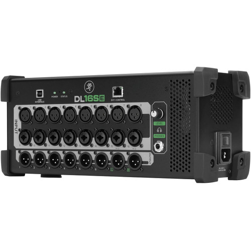Mackie DL16SE 16-Channel Digital Rack Mixer with Onyx+ Mic Preamps, DSP, 16x16 USB Audio Interface and Master Fader SE Control