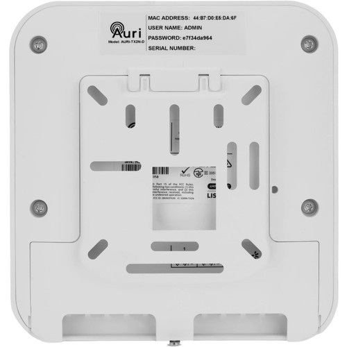 Listen Tech AURI-TX2N-D Auri 2-Channel Transmitter with Dante - White