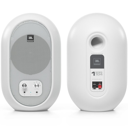 JBL 104-BT-W Front and Back