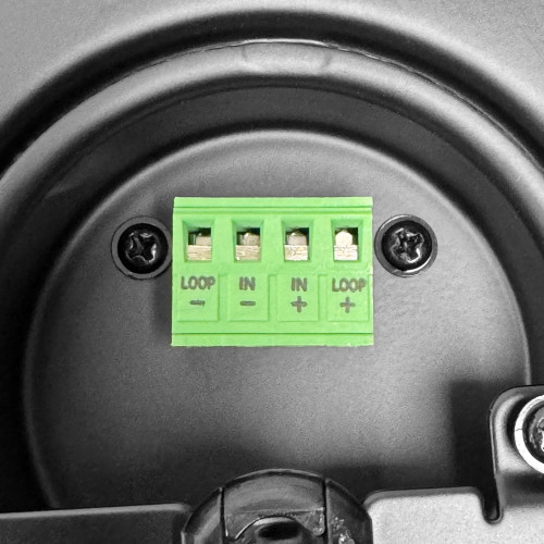 Pure Resonance Audio C6 6.5-inch 70V Ceiling Speaker Inputs