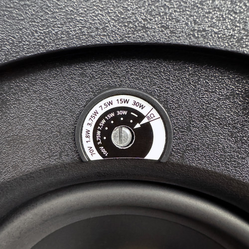 Pure Resonance Audio C6 6.5-inch 70V Ceiling Speaker Tap Settings