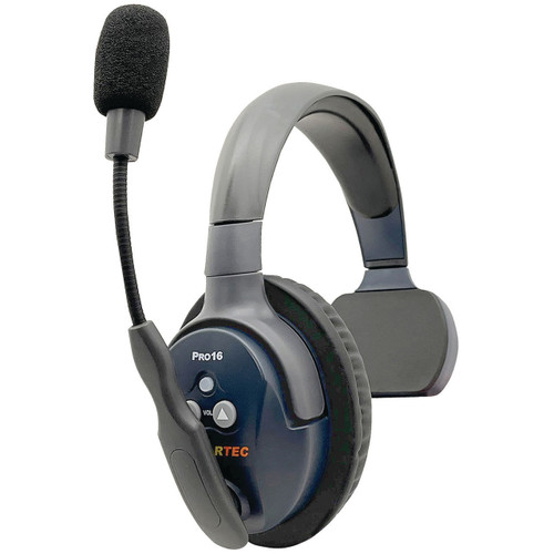 Eartec Single headset with boom up