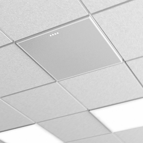 Biamp MRB-L-X1600-BMA360D-CIC6 Large Meeting Room Bundle with BMA 360D Ceiling Tile Microphone Array, 4 C-IC6 6.5" Ceiling Speakers, and TesiraFORTÉ X 1600